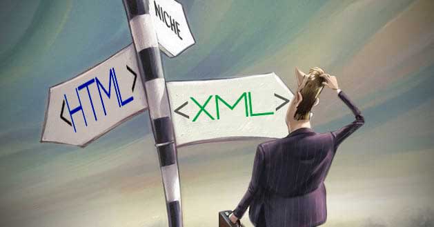 網站地圖html和xml有什么區別