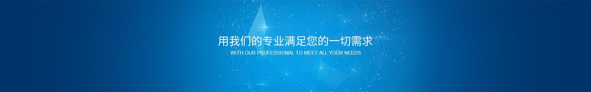 用我們的專業滿足您的一切需求